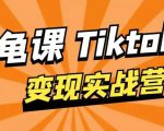 龟课·TikTok变现实战训练营线上第1期,多种变现模式,轻松赚美刀-第一资源库