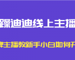 暴躁迪迪线上主播课,金牌主播教新手小白如何开播-第一资源库