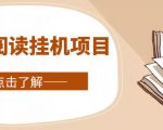全自动阅读挂机项目，号称单窗10r，全套脚本+教程，小白上手简单-第一资源库