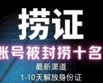 2023年最新抖音八大技术,一证多实名,秒注销,断抖破投流,永久捞证,钱包注销,跳人脸识别,蓝V多实-第一资源库