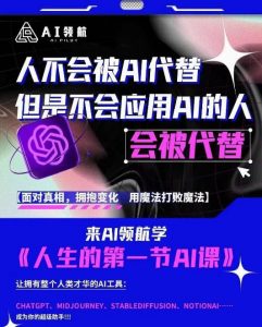 AI领航-人生第一节AI课,拉开你与普通工作者的距离!30位AI领域极客,汇集1000小时Al心得-第一资源库