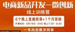 南掌柜·电商新品开发——微创新，电商新品微创新是你企业发展的护城河-第一资源库