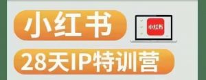 28天小红书博主IP特训营(第3期)实战经验,快速涨粉,迅速变现-第一资源库